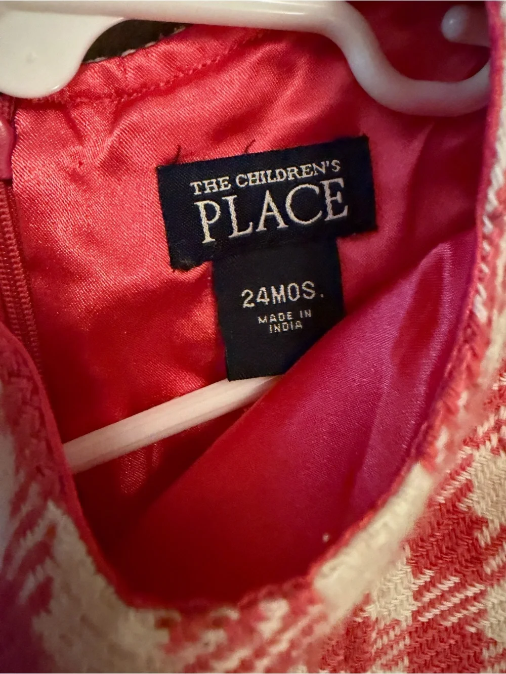 The Children's Place Hot Pink Baby Dress Top